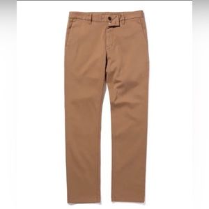 Outerknown SEA Legs Pants Mens 30 Brown Khaki Chino Casual Organic Cotton Khaki